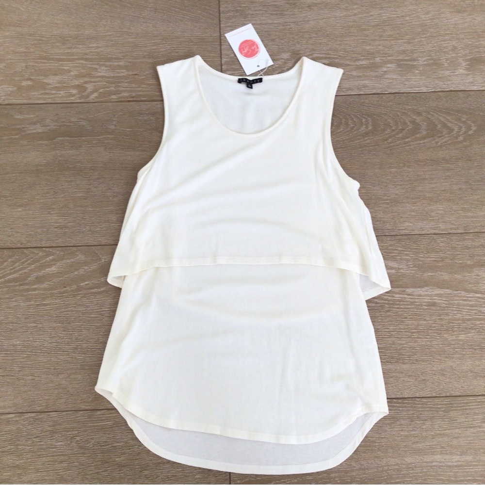 Theory Cream Tank Top